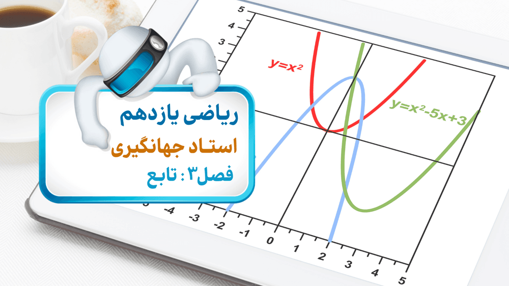 فصل سوم: درس اول - آشنایی با برخی از انوع توابع - جلسه سوم